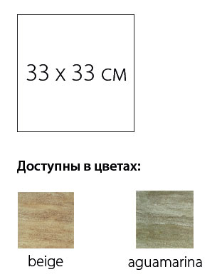 формат плитки COLUMBIA ESQUINA REDONDEADA