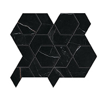 BLACK ATLANTIS HEX 25,4X29,6 LAPPATO