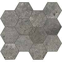 керамическая плитка DEBRIS SOOT HEXAGON 30X34
